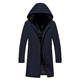 Aoshadi Neu importiertes importiertes graues grauem nerk innerer Deckel Casual Long Over-Knie-Kapuzenparka Überwindung des ganzen Nerzmantels Herren-tibetische Orchidee (importierte graue Nerz Gallenblase) Kaninchenhülsen 170/l