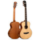 Mingsen veneer guitar adult children 41/40/36/34/32 inch folk acoustic guitar beginner playing single guitar 34 inch wood color [rounded corners]