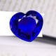 Mochen Jewelry pure 5A+ heart-shaped tanzanite natural bare stone. The countertop can be inlaid with design. The main stone is 26.18ct.