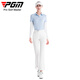 PGM Golf Ropa de golf Summer Summer Seda de seda de altura larga Camiseta de camiseta de manga larga Mujeres Mujeres secables y transpirables YF686-Ice Blue [Top] [Seda de hielo] M