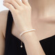 Ming brand jewelry Liu Tao recommends 18K gold color gold freshwater small pearl bracelet for women as a gift CSK0053 pricing about 15+3 cm gold weight about 0.30-0.36 grams