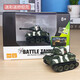 Mini small tank remote control electric children's toy off-road simulation miniature military Q version model camouflage color battery screwdriver