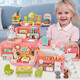 Yasni Doll Villa Princess House spielen Haus Toys Schultasche deformiert Dressing Puppe DIY Girls Geburtstagsgeschenk