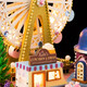 My house DIY handmade music box happiness bar Ferris wheel small house ornaments children's toys boy birthday gift women