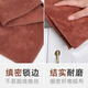 Jinghui Xichuang microfiber rag 25*25cm*5 brown housekeeping cleaning towels car washing and glass housekeeping rags