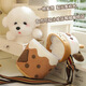 Weltston Pomeranian Puppy Coll Pired Pirech Plush Toy Doll Mid-Outum