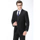 Announcement Bird suit suit men's casual business professional attire work clothes young and middle-aged groom wedding dress jacket two-piece set black three-piece suit + trousers + vest XXS 165-84