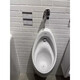 American standard urinal 6737 automatic induction wall-mounted floor-standing engineering ceramic urinal men's urinal 6605 single hook CCAS6747 (including drainage accessories)