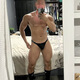 男士内裤比基尼式性感镂空男士丁字裤莫代尔低腰纯色舒适透气裤衩 黑色 M