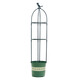 Clematis Ivy marco de trepadora marco de rosa jardinería hiedra de trepadora balcón de escalada de balcón de soporte de soporte de soporte de flores lzb a019 modelo de pájaro blanco de dos capas alto 95 cm+ para la cabeza de la ardilla