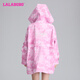 
LALABOBO dopamine camouflage medium-length windbreaker for women's autumn new loose light outdoor work jacket LBDC-WSDW13 pink regular M