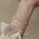 Super flash genuine rare ultra-fine Shijia crystal bracelet bracelet light luxury texture stacked original simple homemade women's 3MM super flash crystal bracelet