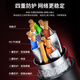 Value Meter sieben Netzwerkkabel Cat7 Pure Copper Shield 8-Core Twisted Pair Cable Engineering Grad 10 Gigabit Network Verbindungskabel Computer Haushalt Fertiger Produkt Jumper Schwarz 2M ZL-7020BKP
