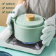 Iron Helper 2 Pack Microwave Anti-scald Gloves Insulated Thickened Silicone Kitchen Steam Oven Special Mint Green 2 Pack + Hook