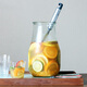 Shimoyama importiertes versiegeltes Jar Tulp transparentes Glas Jar Mason Flasche Honig Joghurtglas [1050 ml] Glasglas - 1 Stück (einschließlich Zubehör)
