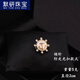 Moyan (MOYAN) men's suit brooch, groom's wedding collar, Korean style wedding lapel pin, suit brooch, brooch, simple badge accessories, golden sailboat A29-101