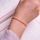 Hongyunlai safe lucky red rope bracelet prosperous rope male and female couple gift hand rope adjustable red hand rope 2.0 thick