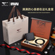 
Seven Wolf Wallet Men's Genuine Leather Belt Gift Box Set Trousers Belt Wallet Birthday Gift Gift Box 1 (Belt + Short Wallet)