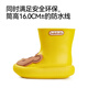 Balabala Kinderregenstiefel für Regenstiefel von Jungen und Mädchen Cartoon Leichter Kindergarten Babywasserschuhe 13-6 Jahre alte Kinder Anti-Slip-Gummi-Schuhe Gelb 23 innere Länge 15 cm (150) für Fußlänge 15 cm geeignet 15 cm geeignet