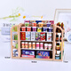 Forest Dragon Simulation Mini Supermarket Shelf Mini Snacks Playing Snacks House Toys Children's Day Gift Girl Random Drink Blind Bags [30 Packs]