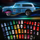 MOBEE JIKU CAR Toy Car Car Model 3-6 Jahre alte Legierungsauto -Model Kindergeburtstagsgeschenk Junge 1. Juni Kindertag Jiku Car Yellow Gift Box 50 Fahrzeuge - mit zwei Kartensimulationssimulation - Immersive Erfahrung