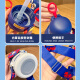 Ultraman Qixiang Children's Thermos Cup Large Capacity 316 Male and Female Straw Cup Cute Primary School Student Portable Water Cup Ultraman Blue 580ml + Random 3D Sticker
