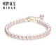 Ming brand jewelry Liu Tao recommends 18K gold color gold freshwater small pearl bracelet for women as a gift CSK0053 pricing about 15+3 cm gold weight about 0.30-0.36 grams