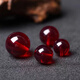 TOONTEEN Burmese amber blood amber single bead with Baltic Sea single beeswax bracelet separated by beads to play with Vajra play with water purification 5A grade blood cypress 14mm single bead