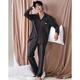 Cat Man Pure Cotton Pajamas Autumn e Invierno de otoño e invierno Los pantalones de manga larga se pueden usar en el exterior del juego de ropa casual de algodón de algodón de algodón rayado 12210 L (recomendado 100-130 Jin [Jin iguala 0.5 kg])