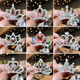 Mädchen 'kleine Krone Tiara Kinderbaby Krone Haarnadel Haare Kristall Haare Hair Clip Prinzessin Geburtstagskarte Süße Haarzubehör Frauen 52# ​​Krone rotes Kaninchen 3-teiliger Set 1)