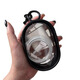 Jaens Data Cable Chargeur Charge Storage Transparent Enroulement portable Portable Boîte de stockage de téléphone mobile Sac de téléphone mobile Transparent blanc [2 pièces] avec boucle