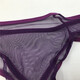 Private Shang Men's Underwear Purple Romantic Transparent Briefs T-Pants Thong One Size 160Jin Jin is equal to 0.5kg within