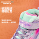 Skechers斯凯奇儿童秋冬保暖运动鞋舒适闪灯休闲棉靴302677L 677L薰衣草色/多彩色/LVMT 32