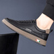 Mama Bo Cow Men's Shoes Johas 2024 Autumn New Casual Board Shoes Men's Workwear Shoes Fashion Sports Driving Shoes 9909 Black 43