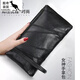 Cool Kangaroo [Sheepskin Women's Bag] New genuine leather clutch bag One-shoulder fashion pu women's bag coin wallet hand size