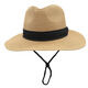Hezeng Summer Strohhut Panama Strohhut Britische Topper Männer und Frauen falten Sunscade Strand Hut MZ-13G Beige einstellbar