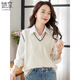 She enjoys knitted vest women's V-neck sleeveless sweater vest waistcoat sweater fashionable slim inner top T13KZ5499