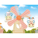 Senbeier Family Flower Windmill Playground Set Playing House Girl Toy Doll Set Birthday Gifts Gifts to Girlfriend