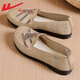 Huili Mom Summer Women's Shoes Thin Breathable Mesh Casual Old Beijing Cloth Shoes Middle-aged and Elderly Shoes Women's Wealthy Gold [Lightweight Soft Sole Comfortable and Breathable] 38