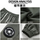 顶峰保罗（Dingfengbaoluo）纯棉裤子男春夏日系大码百搭宽松工装束脚休闲长裤WH5610黑色3XL