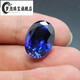 Dream bubble tanzanite sapphire master cut oval zoisite tanzanite bare stone natural l powder melt 5A quality blue 6 15 20mm (oval/egg-shaped)