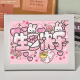 
He Jiagongdiy handmade diamond painting cartoon diamond painting full diamond sticker to give girlfriend bestie gift girl heart 7029+ canvas + diamond + tools + photo frame