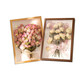 Lekali dried flower photo frame diy hollow frame table birthday gift eternal flower rose plant specimen display frame dried flower photo frame A4 log lamp + glue + ribbon