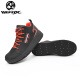 WEFOX Weihuji fishing shoes non-slip breathable lightweight fishing shoes wear-resistant felt-sock sea fishing shoes outdoor reef fishing shoes WDX1050/black and red one size 42