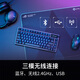Rog Night Magic Game Machinery Keyboard 75% Configuration Wired Wired Wired Wired Wirelese Bluetooth à trois modes Swap Structure de joint personnalisée Structure OLED Rog Night Magic Snow Martial White Scroll Dark Night Black