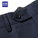 ROMON Men's Wool Suit 2025 Spring New Business Solid Color Professional Suit Groom's Suit Navy S