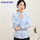 Romon DP no-iron 100% cotton anti-wrinkle long-sleeved shirt for women pure cotton no-iron slim business white shirt for women