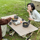 MOBIGARDEN pot set Outdoor camping picnic portable multi-person pot set Jifeng pot set NX24666001 Japanese wind sand