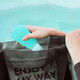 m square travel bottling portable cosmetics small empty bottle silicone skin care products shampoo bath bottling Mint green