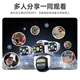 Difang surveillance camera wireless WiFi home outdoor monitor 360 degrees without dead angle with night vision panoramic 4G network rural outdoor waterproof mobile phone remote voice conversation [WiFi version] 4 cameras 20 million + 10x zoom + power outage battery life 128G memory card + panoramic full ribbon night vision